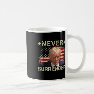 Trump Mug Shot Never Surrender Pro Trump American