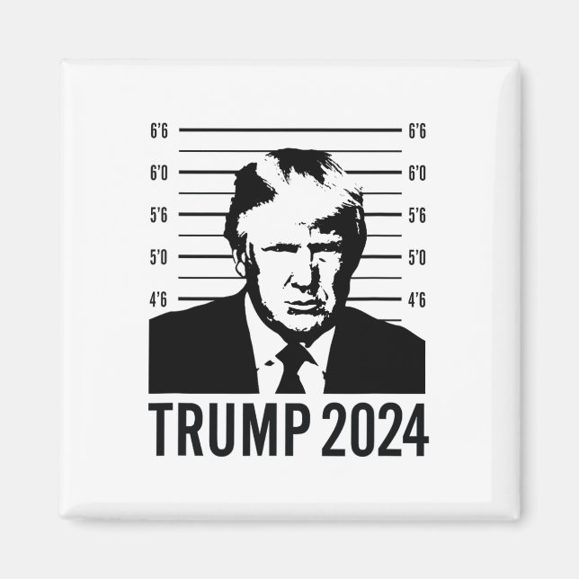 Trump Mugshot 2024 President  Magnet (Front)