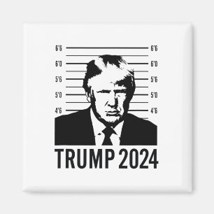 Trump Mugshot 2024 President Magnet