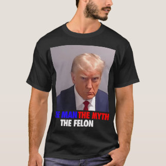 Trump Mugshot Donald Trump Mugshot Donald Trump In T-Shirt