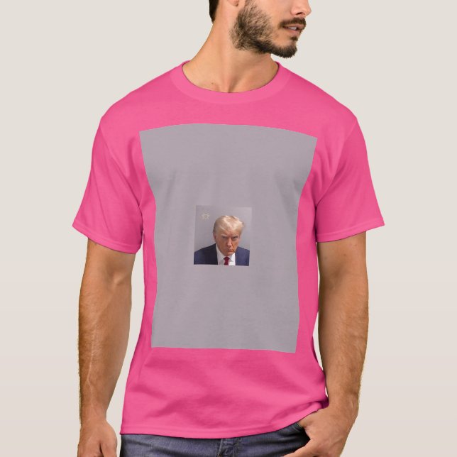 Trump Mugshot Graphic T-Shirt (Front)