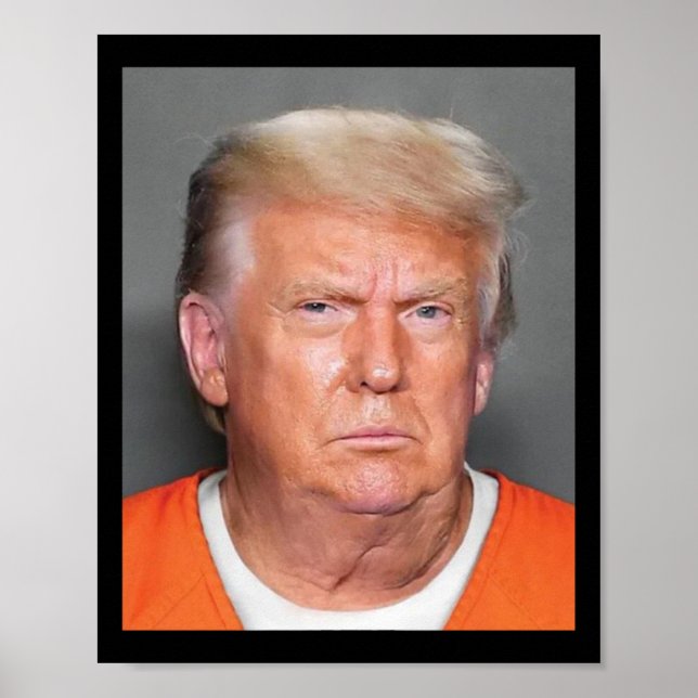 Trump Mugshot  Poster (Front)