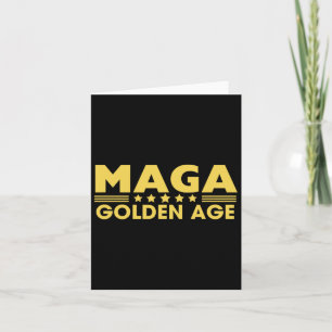 Trump New Golden Age Mega Electoral Winner Inaugur Card