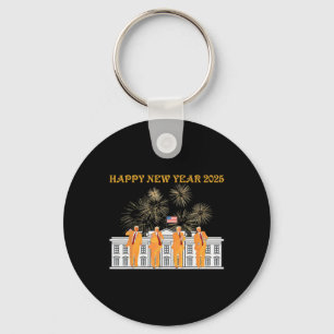 Trump New Year 2025 White House Fireworks Celebrat Key Ring