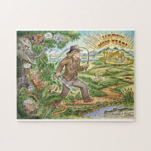 Trump New Year Ben Garrison Cartoon Puzzle