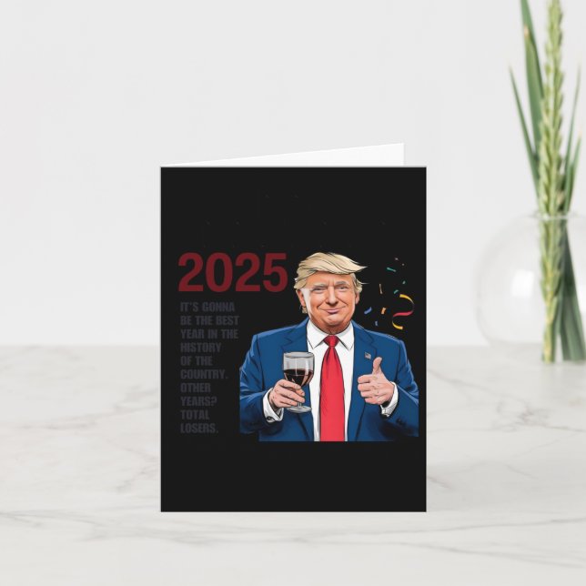 Trump New Year  Card (Front)