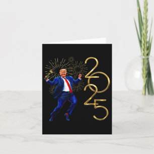 Trump New Year's Eve New Year New President  Card
