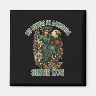 Trump No King In America Since 1776 Anti Ice Statu Magnet