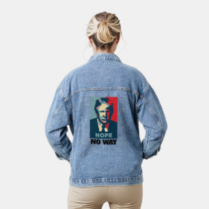 Trump Nope No Way Denim Jacket