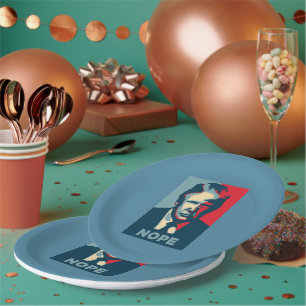 Trump Nope Paper Plate