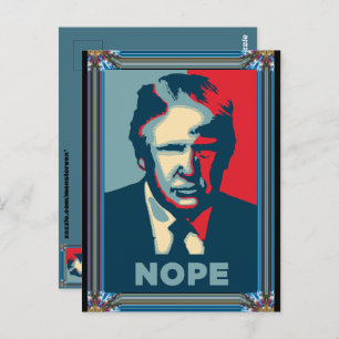 Trump Nope Postcard
