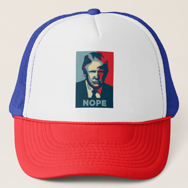 Trump Nope Trucker Hat (Front)
