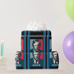 Trump Nope Wrapping Paper