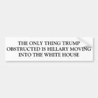 Trump Obstructed
