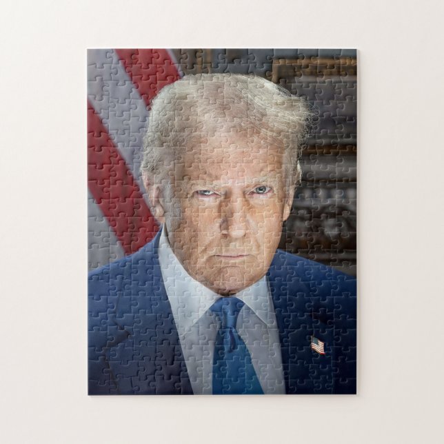 Trump Official President Portrait Photo 2025 Jigsaw Puzzle (Vertical)