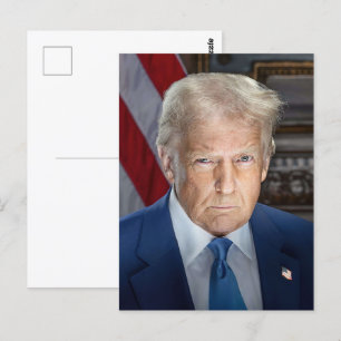 Trump Official President Portrait Photo 2025 Postcard