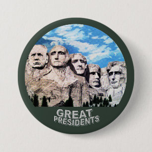 Trump on Rushmore 7.5 Cm Round Badge