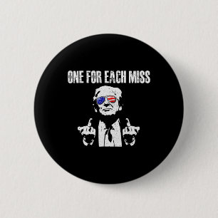 Trump One For Each Miss 6 Cm Round Badge