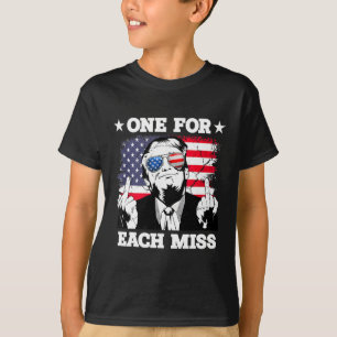 Trump One For Each Miss Shirt Trump Vote 2025 Amer