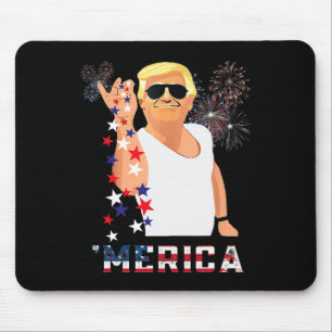 Trump Outfits 2024 Usa Election President Donald T Mouse Pad
