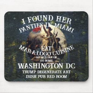 Trump Panties Miami Catholic Church White Mouse Pad