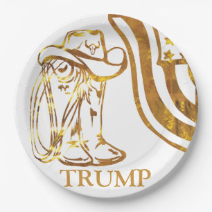 TRUMP  PAPER PLATE