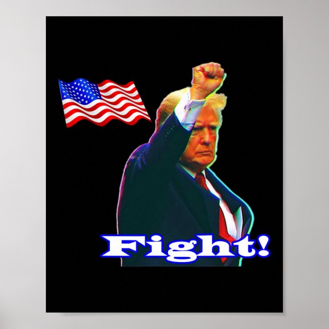 Trump Patriot Fight  Poster (Front)