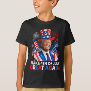 Trump Patriotic Firework Make 4th Of July Great Ag T-Shirt