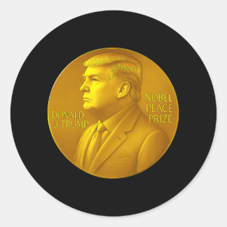 Trump Peace Prize  Classic Round Sticker