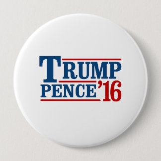 Trump Pence 2016 - - 10 Cm Round Badge