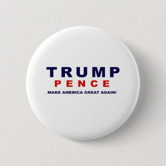 Trump Pence 2016 - 6 Cm Round Badge