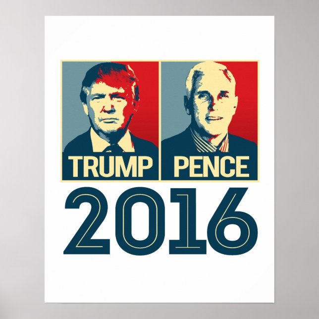 Trump Pence 2016 Poster - -  (Front)