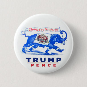 Trump Pence 2020 6 Cm Round Badge
