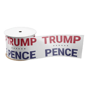 Trump-Pence (2020 US Election) Satin Ribbon