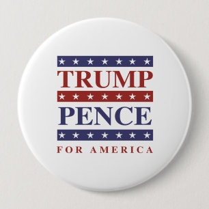 Trump Pence for America - - 10 Cm Round Badge