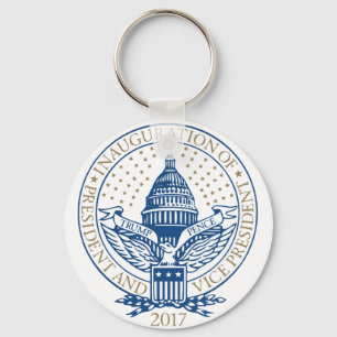 Trump Pence President Inaugural Logo Inauguration Key Ring