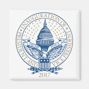 Trump Pence President Inaugural Logo Inauguration Magnet