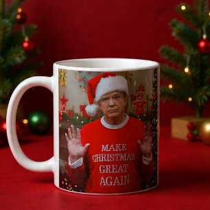 Trump Photo Trump Make Christmas Great Again Coffee Mug