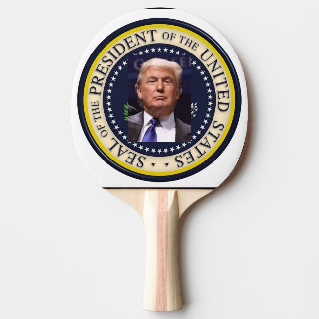 Trump Ping Pong Paddle (Front)