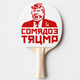 Trump Ping Pong Paddle: "Comrade Trump" Paddle