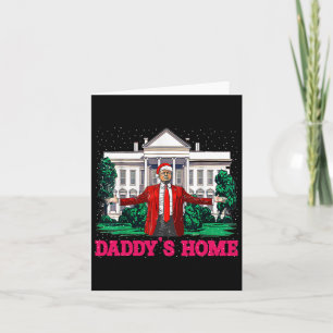 Trump Pink 2024 Take America Ck Daddy's Home Chris Card