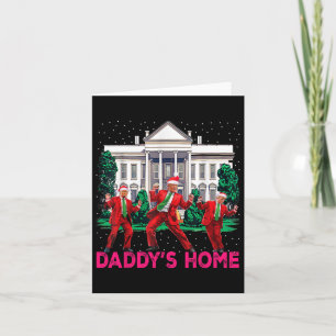 Trump Pink 2024 Take America Ck Daddy's Home Chris Card