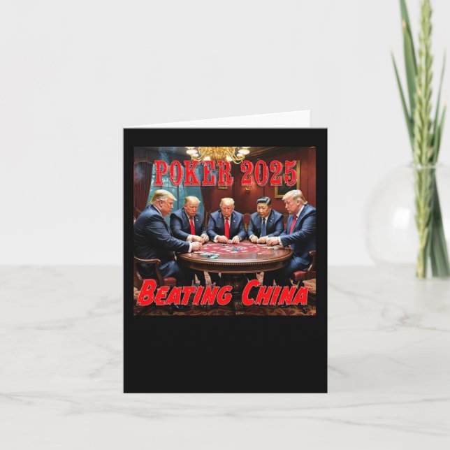 Trump Poker 2025  Card (Front)