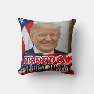 Trump Political Prisoner Cushion