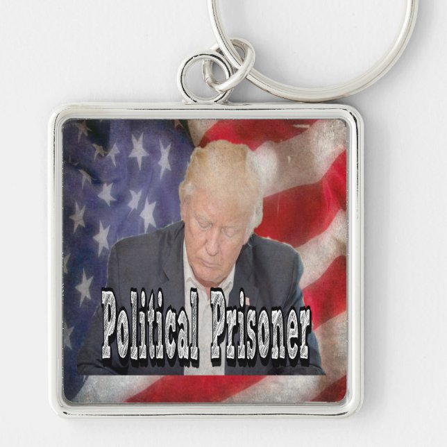 Trump Political Prisoner Key Ring (Front)