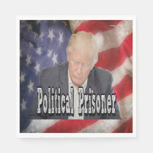 Trump Political Prisoner Napkin