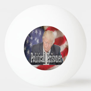 Trump Political Prisoner Ping Pong Ball