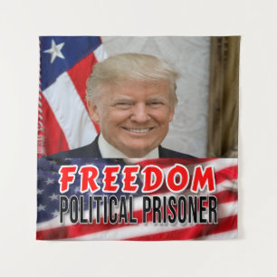 Trump Political Prisoner Tapestry