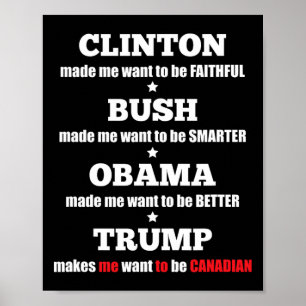 Trump Political Tee For Independents And Liberals Poster