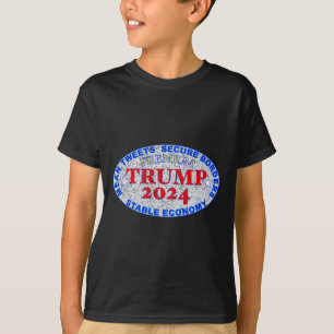 Trump Premium Label Distressed  T-Shirt